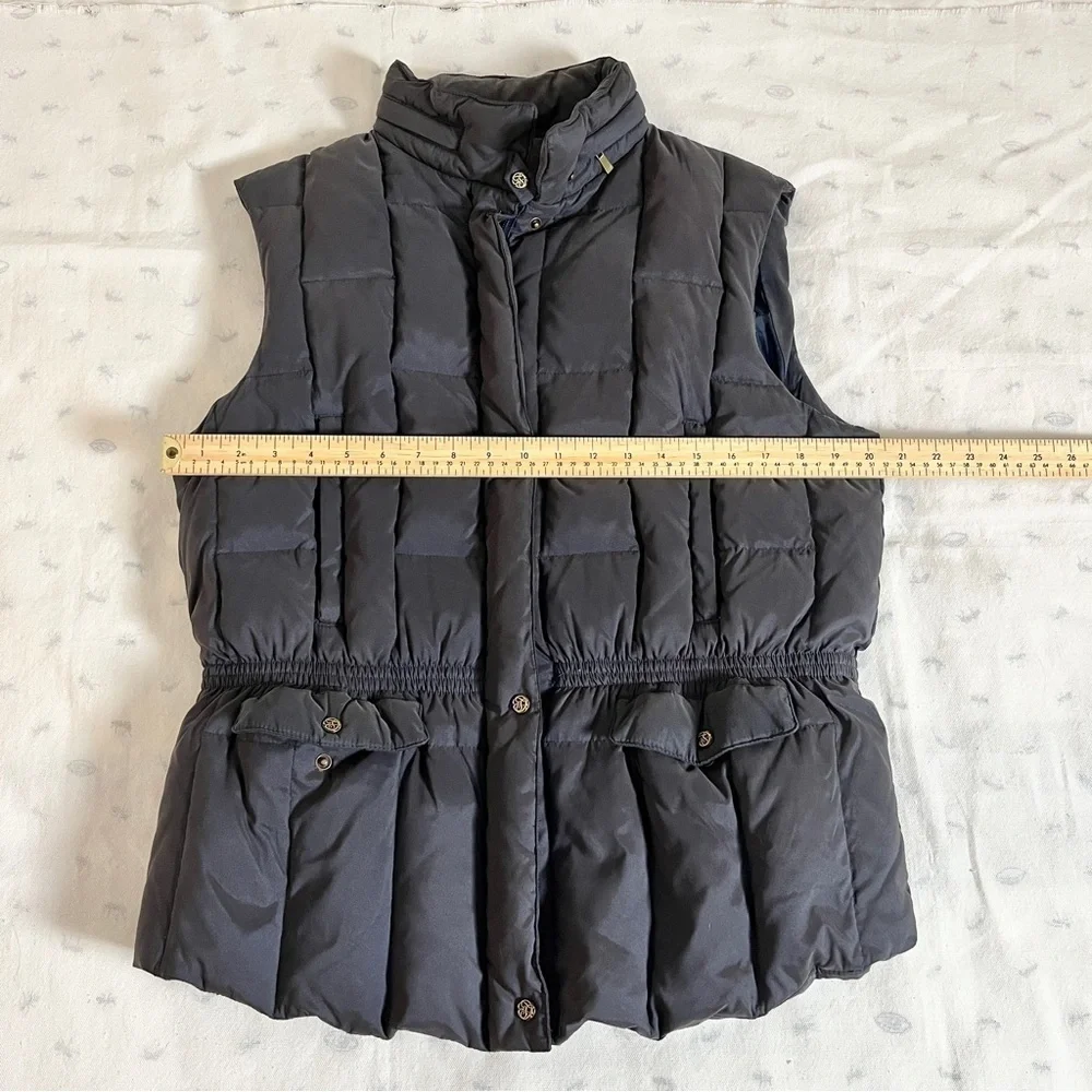 Junge Down-Filled Waisted Body Warmer Gilet w/ Hood & Multiple Pockets, Size 16 - Picture 15 of 16
